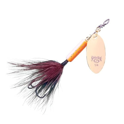 Strike King Bitsy Spinner Wire Bait - color: 563 - Rootbeer, size: 1/4 oz