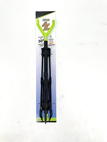 FISHIN' STIX All Terrain Combo - Includes 30" Rod Holder and All Terrain Stand Tripod - style: Green