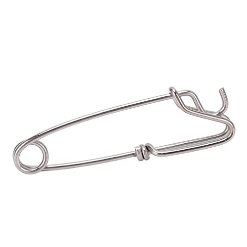 Longline Fishing Snap Clips, Stainless Steel Longline Branch Hanger Snap Swivels fl-Oat Line Tuna Clip Fishing Accessories, Downrigger Release Clip, 5Pcs Tuna Clips for Floats Tuna Fishing Line Fis