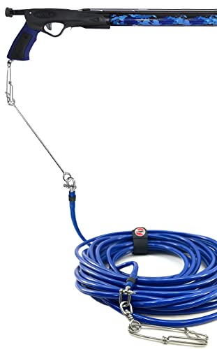 SPEARFISHING WORLD Speed Needle Fish Stringer Ring for Buoy and Float Line – Stainless Steel 11 Inches Long