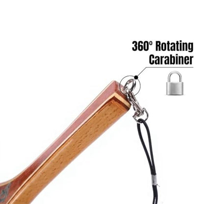YYKBlueSky Fly Fishing Landing Net - 24" Trout Net, Soft Clear Silicone Mesh for Catch and Release, Durable Wood Frame, Safety Lanyard & Carabiner for Wading, Kayak & Boat Fishing
