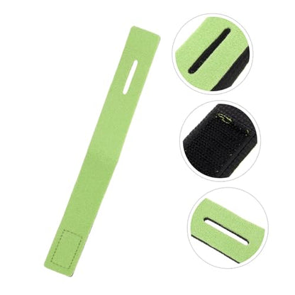 Mikinona 10pcs Fishing Rod Secure Straps Lightweight Neoprene and Fabric Casting Rod Ties Anti-Slip Fishing Pole Bands Easy to Attach for Travel and Use on Boats