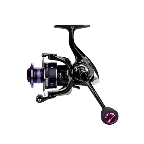 Rikimaru VT Spinning Reels, Carbon Fiber 30LBs Max Drag, 9+1 Shielded BB, Freshwater Spinning Fishing Reel, 5.1:1/6.2:1, 2000, 3000, 4000, 5000，6000, 7000 Series - size: VT-3000