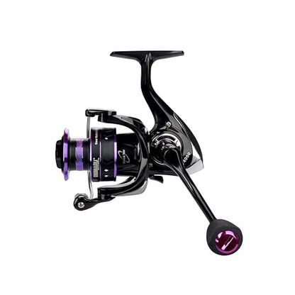Rikimaru VT Spinning Reels, Carbon Fiber 30LBs Max Drag, 9+1 Shielded BB, Freshwater Spinning Fishing Reel, 5.1:1/6.2:1, 2000, 3000, 4000, 5000，6000, 7000 Series - size: VT-3000