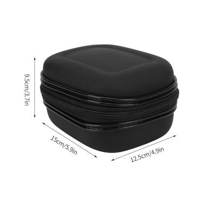 Portable Fishing Reel Case – 15x12.5cm Lightweight EVA Shockproof Storage Bag with Zipper, Protective Organizer for Spinning & Baitcasting Reels