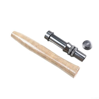 Cork Fishing Rod Handle Grip with Reel Seat, Length for Fly Rod Building and Repair Portable DIY Rod Making Kit Lightweight(1#) - size: 1#