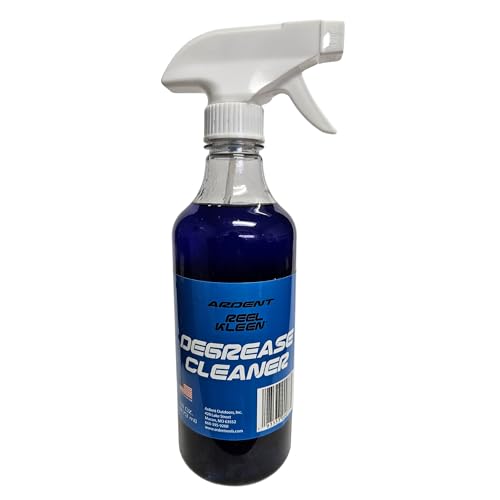 Ardent Reel Kleen Degrease Cleaner 2-Pack, 16oz Each - Fishing Reel Maintenance, Cleaning Solution, Lubricant, Rust Preventer