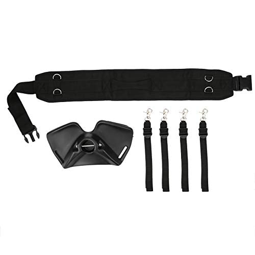 Fishing Belt Rod Holder, Adjustable Fish Fighting Belt Waist Rod Support Holder Stand Up Fish Fighting Rod Holder for Fishing Accessories