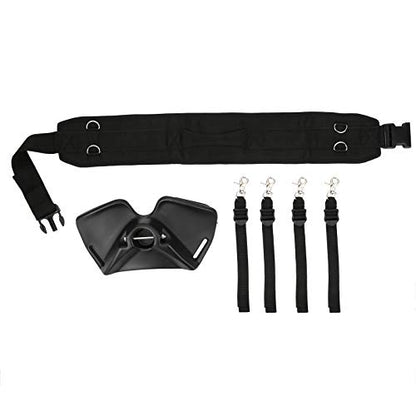 Fishing Belt Rod Holder, Adjustable Fish Fighting Belt Waist Rod Support Holder Stand Up Fish Fighting Rod Holder for Fishing Accessories