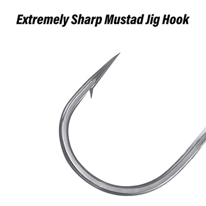 Dr.Fish 10 Pack Underspin Jigs Heads 3D Eye Freshwater Swimbait Jig Freshwater Bass Walleye Fishing Mustad Hooks Willow Blade 1/8oz,3/16oz,1/4oz,3/8oz - color: Pink, size: 1/4oz(#4/0 Hooks)