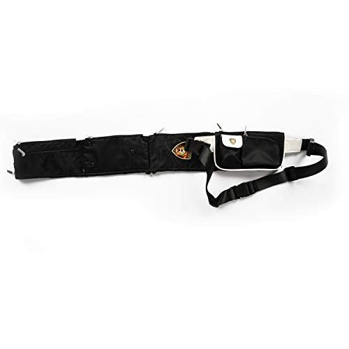 Alexander Bagger Elegant Waist Bag – Water-Resistant, Adjustable Fanny Pack with 4 Pockets for Running, Hiking & Travel; Carries Sports Gear (Golf, Baseball, Hockey, Polo, Rifles, Fishing Gear)