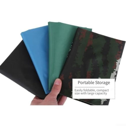 Fishing Tackle Bag Foldable Fishing Tackle Bag with Waterproof Oxford Construction for Fish Storage and Fishing Tackle Protection (S-Black) - size: S-black