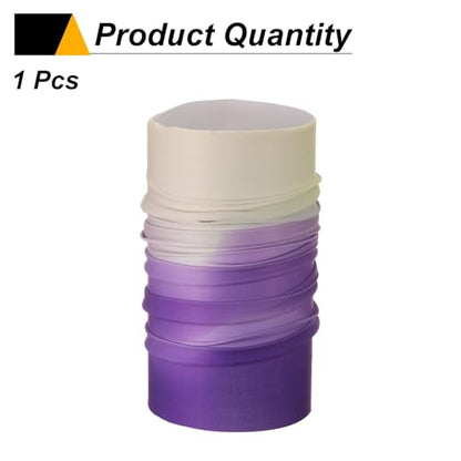 HARFINGTON Summer Cooling Neck Gaiter Sun Protection Face Mask Fishing Necks Gaiter Unisex for Cycling Outdoor Sports - color: Gradient Purple-yellow