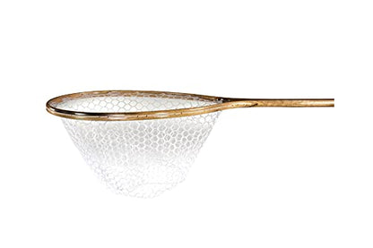Premium Long Handle Hardwood Fishing Landing Net for Boats, Canoes, Rafts, 40" Overall