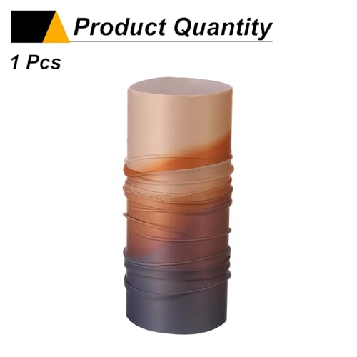 HARFINGTON Summer Cooling Neck Gaiter Sun Protection Face Mask Fishing Necks Gaiter Unisex for Cycling Outdoor Sports - color: Gradient Brown-gray