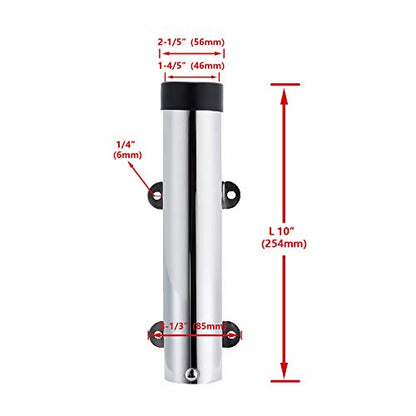 Stainless Steel Rod Holder for Boat Single