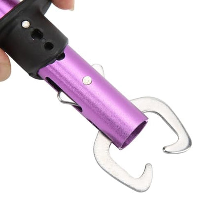 2 Pcs Stainless Steel Fish Lip Gripper - Portable Secure Fish Holder for Freshwater Saltwater Fishing Accessories(Purple) - color: Purple