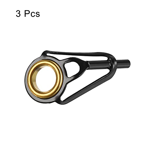 PATIKIL Fishing Rod Tips Repair Kit Stainless Steel Ring Guide for Saltwater Freshwater Fishing - size: 1.6mm