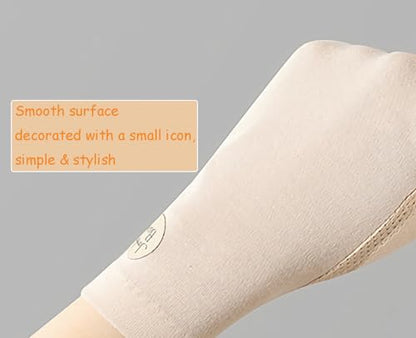 FGSS Summer Sunblock Gloves UV Protection Non-Slip Touchscreen Driving Gloves for Women Cyling Riding Outdoor - color: Apricot-style 1