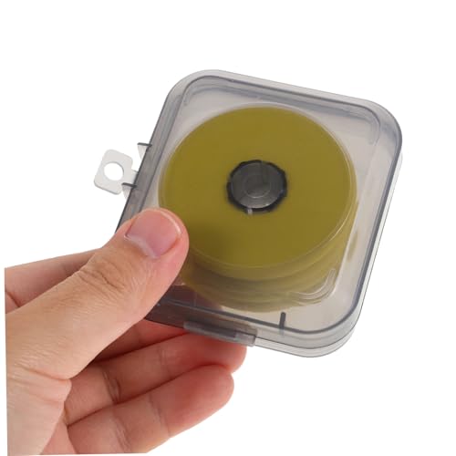 Kisangel Fishing Line Storage Box with Spool Holder for Organizing Fishing Tackle and Accessories Double Sided Design for Easy Classification of Fishing Lines Elegant and Practical