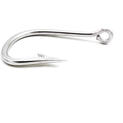Saltwater Large Giant Shark,Tuna and Catfish Hooks Extra Strong Stainless Steel Fishing Hooks… - size: 7/0(pack of 5)