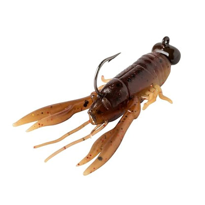 Rebel LIVEFLEX™ Creek Craw Soft Plastic - color: Ditch Craw