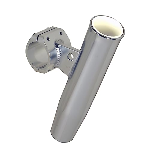 CE Smith - Aluminum Rod Holder - Boat Rod Holder with Horizontal Clamp - Fits 2.375" OD Rails