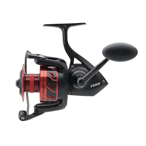 Penn Fierce III Spinning Inshore Fishing Reel, Size 2000, Right/Left Handle Position, 5 Bearings for Smooth Operation - size: 6000 - Box, style: Fierce III