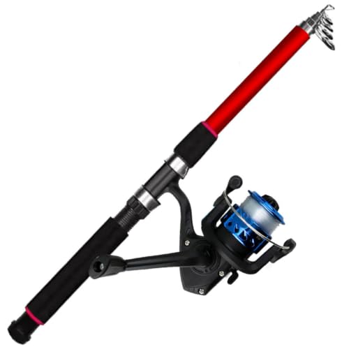 OUKENS Fishing Reel, 3 Colors Freshwater Plastic Plating Lightweight Spinning Fishing Reel Tackle Accessory - color: Blue