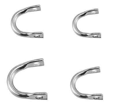 Dr.Fish 100 Pack Fishing Spinner Clevises Easy Spin Brass Clevises Spoon Spinnerbait Lure Making Supplies Spinner Parts Accessoires Freshwater - color: Silver, size: #3(1/4")
