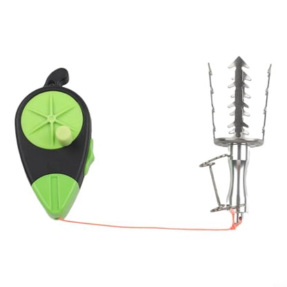 Fishing Lure Snag Recovery Tool with Stainless Steel Grabber Hook and 30 m PE Rescue Rope for Quick Bait Retrieval in Freshwater and Saltwater Environments