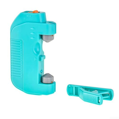 Electric Fishing Knotter Machine for GT/FG/PR Knots, ABS+Stainless Steel Bobbin Winder Tool with 125rpm Speed for Braided PE0.6-PE3 Lines - color: Blue