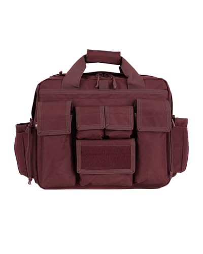 LAPG Camping Jumbo Bail Out Bag, Survival Range Gear With Multiple Pockets, Multi-functional Hiking Bug Out Bag, Maroon - color: Maroon