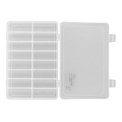 16 Compartment Parts Box Transparent 16 Grids PP Plastic Jewelry Organizer Container Storage Box