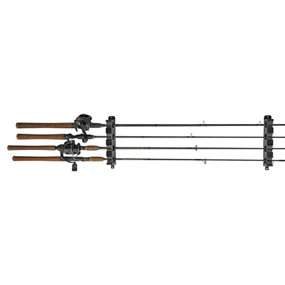 Berkley Horizontal 4 Fishing Rod Rack, Black - style: Hortizontal 4 Rod Rack (New Model)