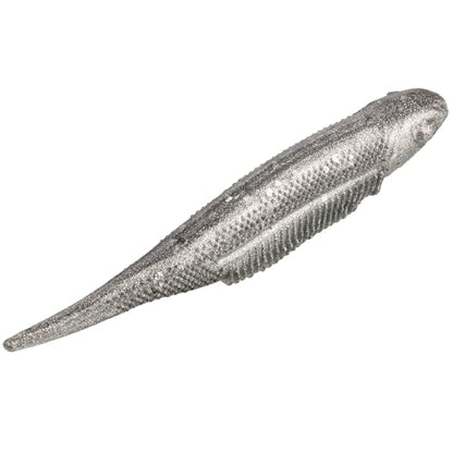Strike King Strike King Spotlight Shim-E Minnow Fishing Lure, Soft Plastic Jerkbait, 6-Pack - color: Carolina Chrome, size: 3"
