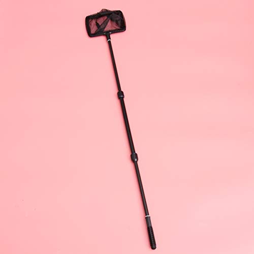 POPETPOP Fishing Net with Handle : Extendable Fish Net for Fish Tank Pond, Extend to 39.4 Inch