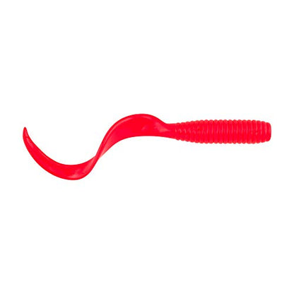 Berkley Gulp! Grub Saltwater Fishing Soft Bait - color: Salmon Red, size: 5"