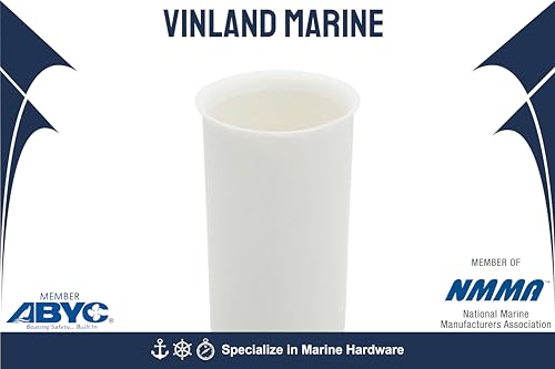 Vinland Marine Flared Fishing Rod Holder Insert Sleeves, Fishing Rod Holder Liner for Aluminum Rod Holder, for T Top Rod Holder, for clamp on Rod Holders for Boat