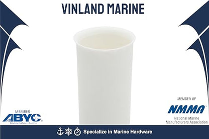 Vinland Marine Flared Fishing Rod Holder Insert Sleeves, Fishing Rod Holder Liner for Aluminum Rod Holder, for T Top Rod Holder, for clamp on Rod Holders for Boat