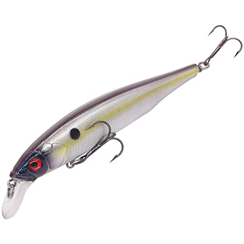 XFISHMAN Jerkbait Kit - Minnow Lure - Suspending - Bass, Smallmouth Bass, Walleye, Largemouth Bass - 1 Piece - color: Sexy-Shad, size: 85mm（3-1/3"in）