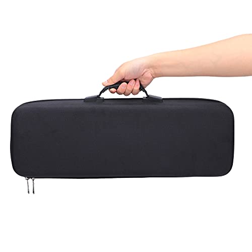 EVA Hard Shell Fishing Rod Case Fishing Gear Storage Bag Fishing Pole Protector with Double Zippers Sponge Padding for Rods Reels Boat Accessories