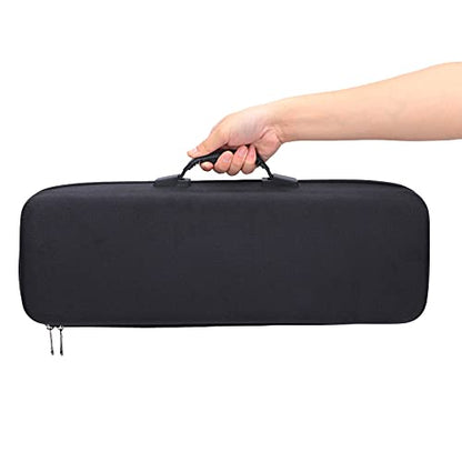 EVA Hard Shell Fishing Rod Case Fishing Gear Storage Bag Fishing Pole Protector with Double Zippers Sponge Padding for Rods Reels Boat Accessories