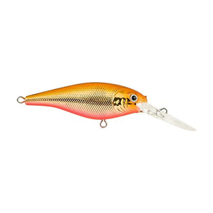 Berkley Flicker Shad Fishing Lure, Copper Head, 5/16 oz, 2 3/4in | 7cm Crankbaits, Size, Profile and Dive Depth Imitates Real Shad, Equipped with Fusion19 Hook - color: Copper Head, size: 2 3/4in - 5/16 oz