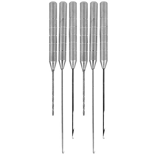 2 Set Fishing Rigging Combo, Stainless Steel Baiting Rig Tool Kit with Hook Needle Stringer Needle Drill, for Fishing Enthusiasts