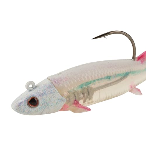 Berkley PowerBait Minnotator Fishing Soft Bait - color: HD White Shiner, size: 3.5 in - 3/8 oz