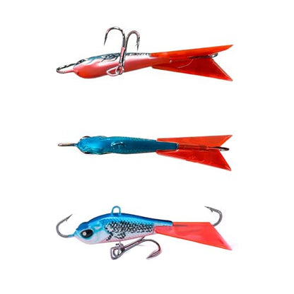 Ice Fishing Jigs Balancer Winter Fishing Lures Jigging Lures Head for Walleye Bluegill Pike Perch Ice Fishing Kits - color: 63MM 15G