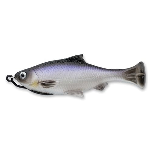 Savage Gear Pulse Tail Shiner Loose Body Fishing Soft Bait - color: White, size: 5 in - 1 1/4 oz