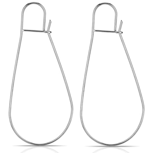 Outus 2 Set 304 Stainless Steel Giant Fish Stringer Clips 15.75 Inch Heavy-Duty Fish Lock for Offshore Kayak Fishing Spearfishing Scuba Diving