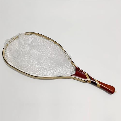 AIRROAD Fly Fishing Landing Net.Gifts for Father - style: Pu-3